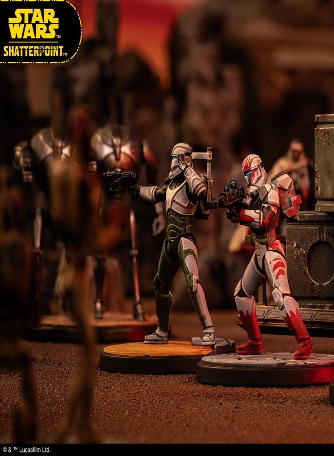 أسمودي لعبة Asmodee Star Wars Shatterpoint Delta Squad، حزمة تشكيل الفريق - تتضمن الزعيم، والمُصلِح، وسيف، وسكورتش، لعبة استراتيجية مصغرة للأطفال والكبار، من عمر 14 عامًا فما فوق، لاعبين، مدة اللعب 90 دقيقة - Image 5